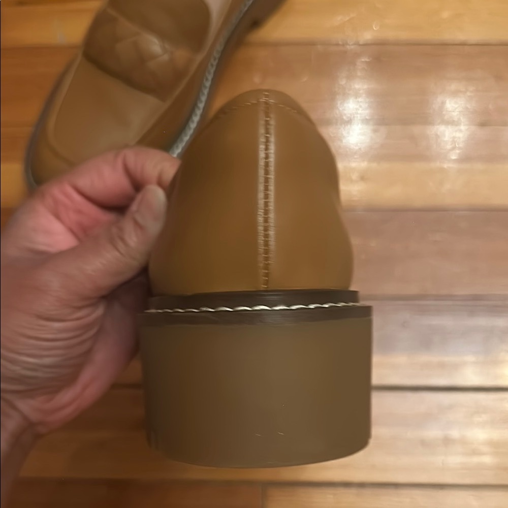 Nordstrom Brown Loafers with Woven Detail - Picture 8 of 10